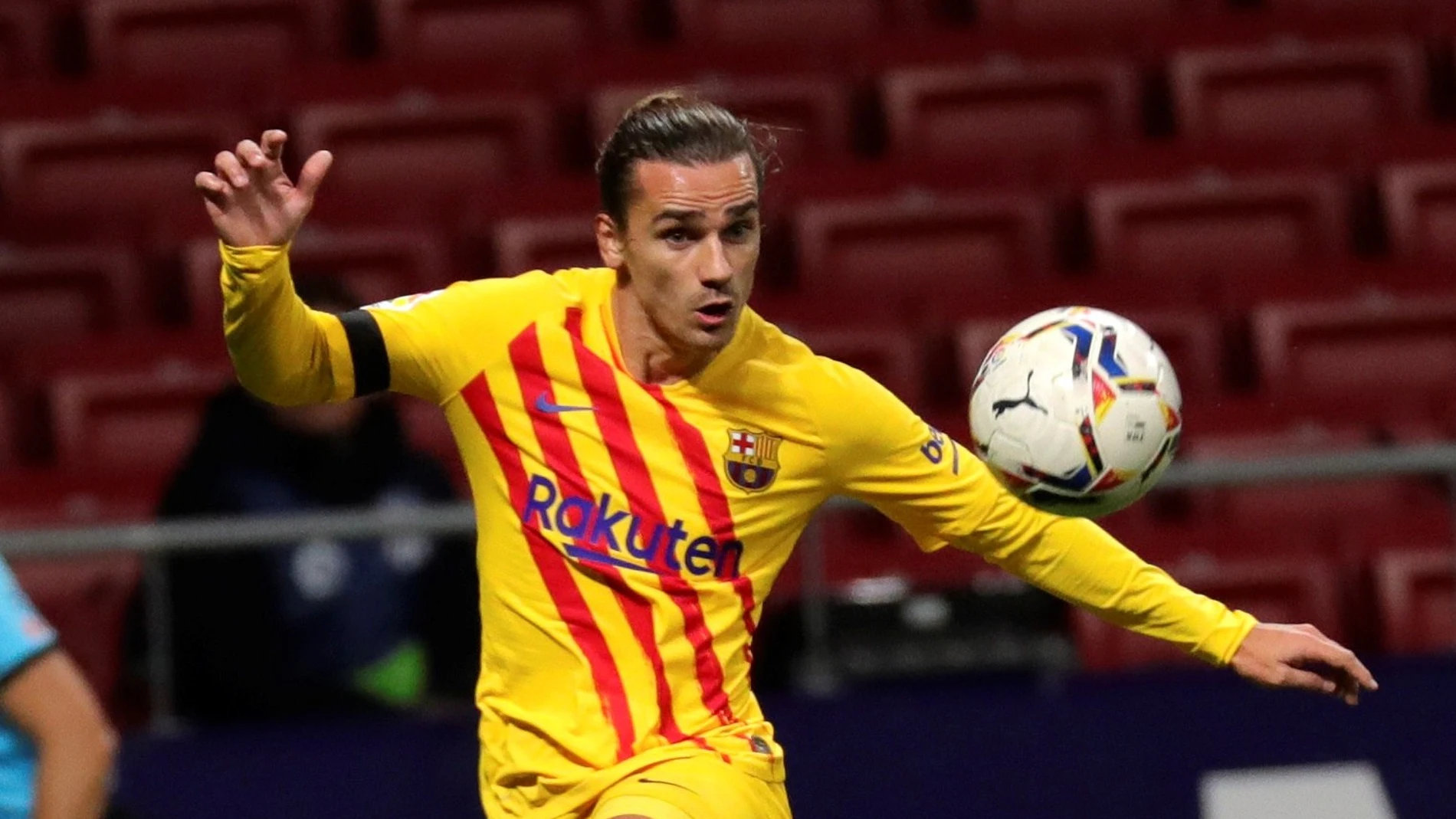 Antoine Griezmann, durante su último partido, contra el Atlético
