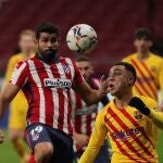 Diego Costa con el Atlético de Madrid frente al Barcelona.