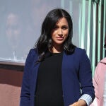 Meghan Markle en febrero de 2019 en su visita a Marruecos.