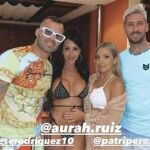 Jesé Rodríguez y Aurah Ruiz en el cumpleaños de la canaria.