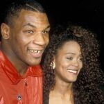 Mike Tyson junto a la que era su mujer en 1990, Robin Givens