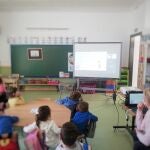 Estudiantes del colegio de un colegio de Sevilla