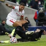 Diego Carlos con el Sevilla.