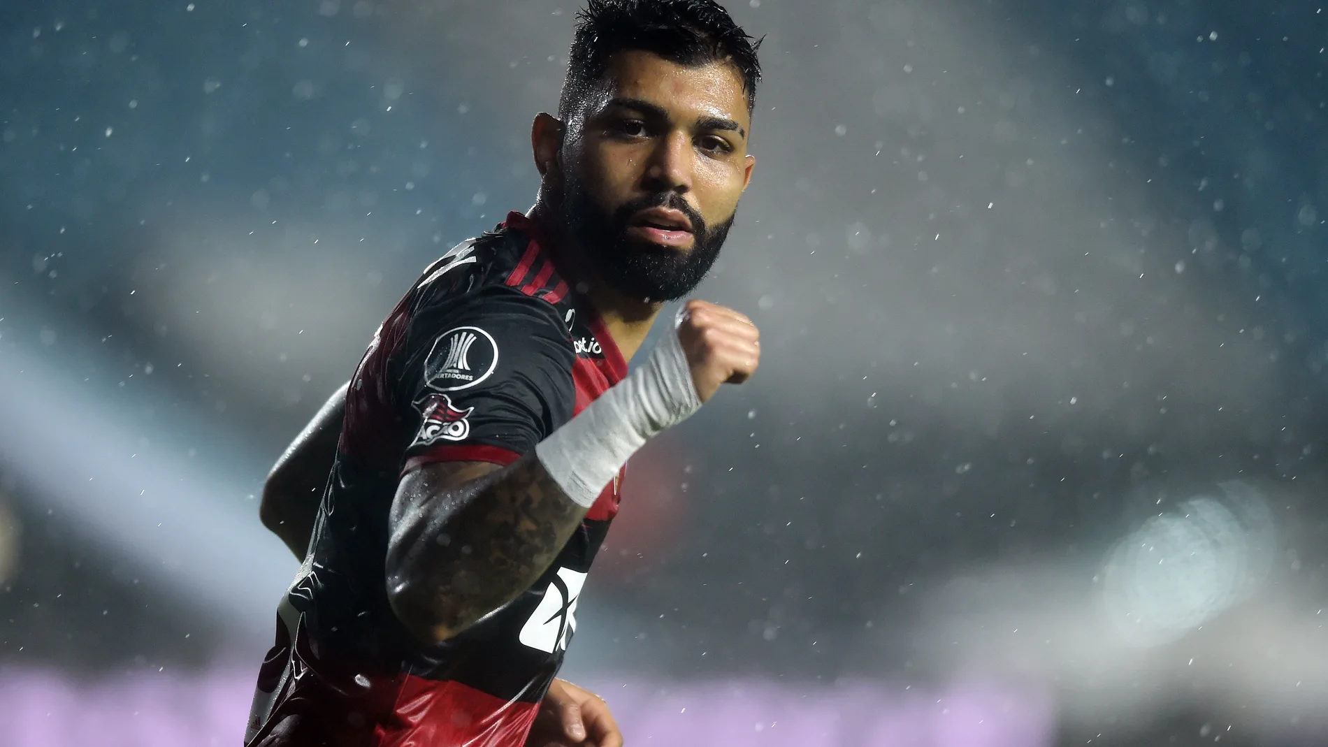 Gabriel Barbosa Gabigol con el Flamengo.
