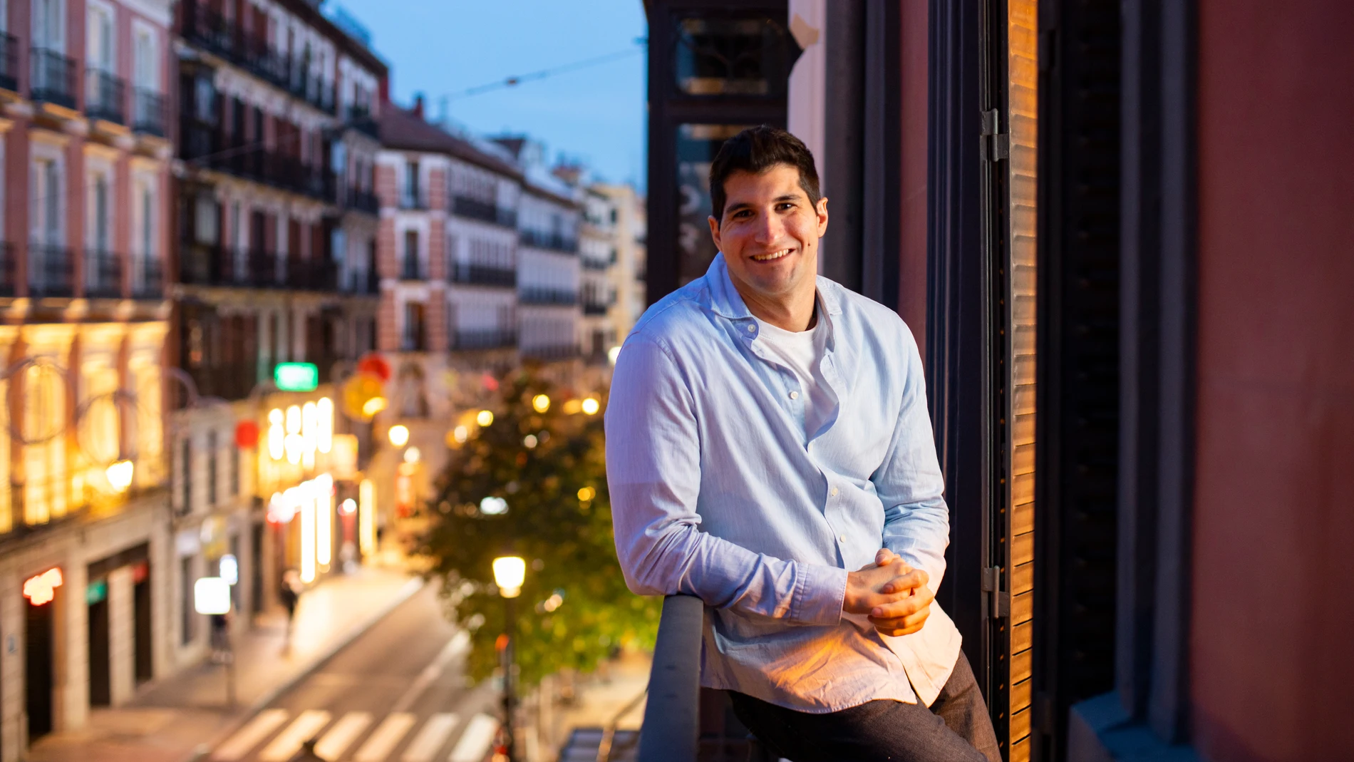 25/11/2020. © Jesús G. Feria.25/11/2020. © Jesús G. Feria.Julian Contreras Junior posa para LA RAZÓN en el Hotel CoolRooms de Madrid.