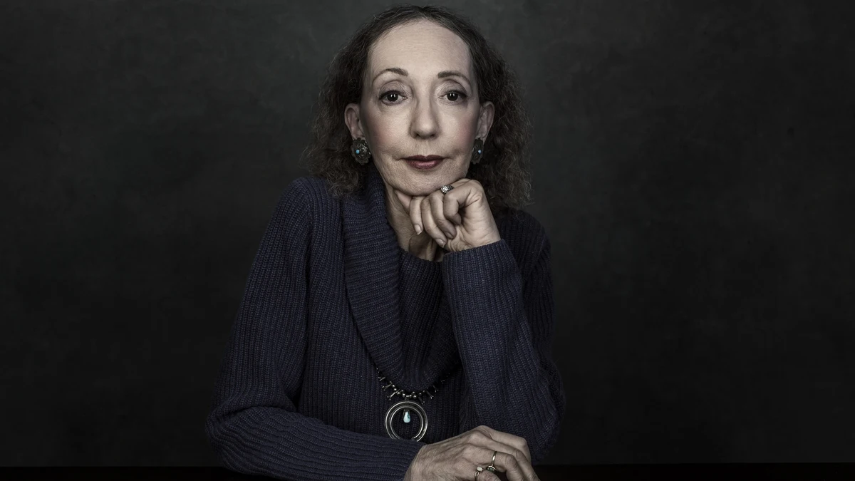 La autora norteamericana Joyce Carol Oates