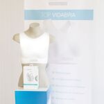 El tejido Regenactiv del top Vidabra es antibacteriano, antifúngico y tiene una capacidad de absorción de la humedad un 50% superior a la del algodón