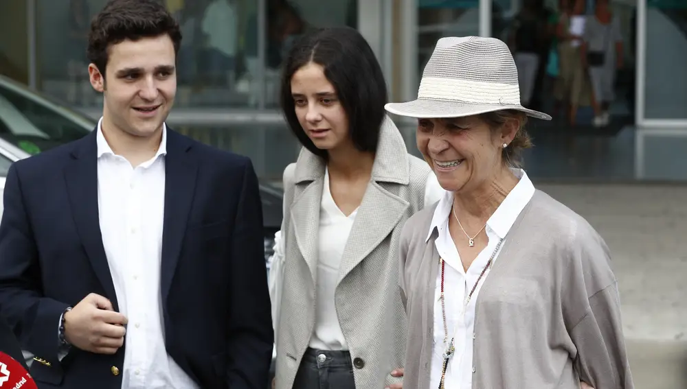 La Infanta Elena, Victoria Federica y Felipe Juan Froilán