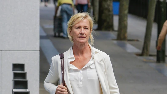 La actriz Ana Duato a su llegado a un juicio en Madrid en 2016. La actriz Ana Duato a su llegado a un juicio en Madrid en 2016.