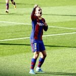 Antoine Griezmann celebra su gol a Osasuna
