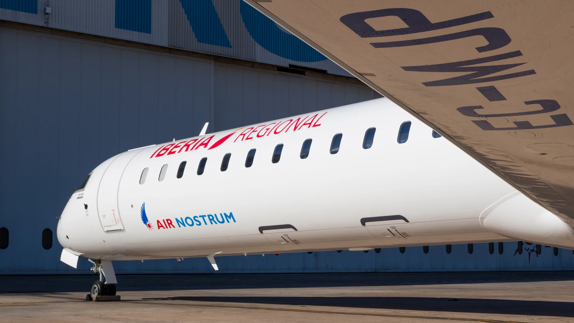 Avión de Iberia Regional Air Nostrum