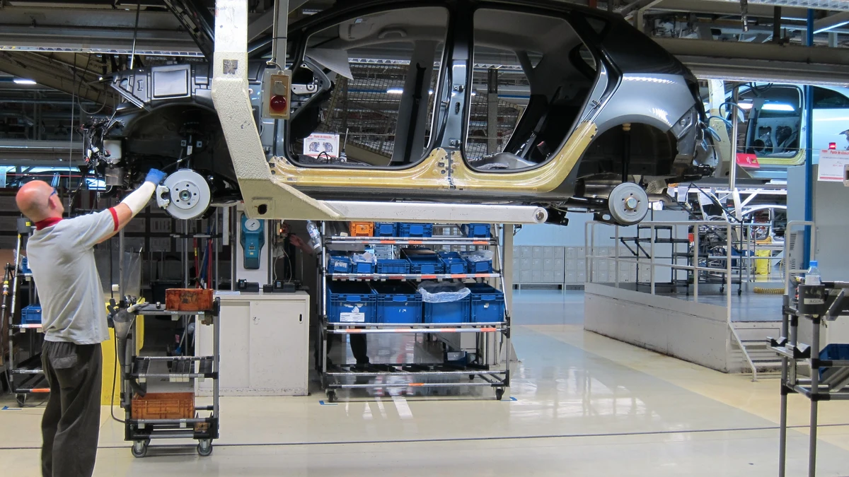 Fábrica de automóviles en España