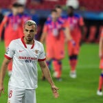 Joan Jordán con el Sevilla.