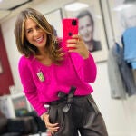 Nuria Roca antes de entrar a 'El Hormiguero'.