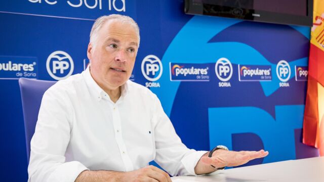 El portavoz del Grupo Municipal del PP de Soria, Javier Muñoz Remacha