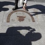 Kilómetro Cero en la Puerta del Sol