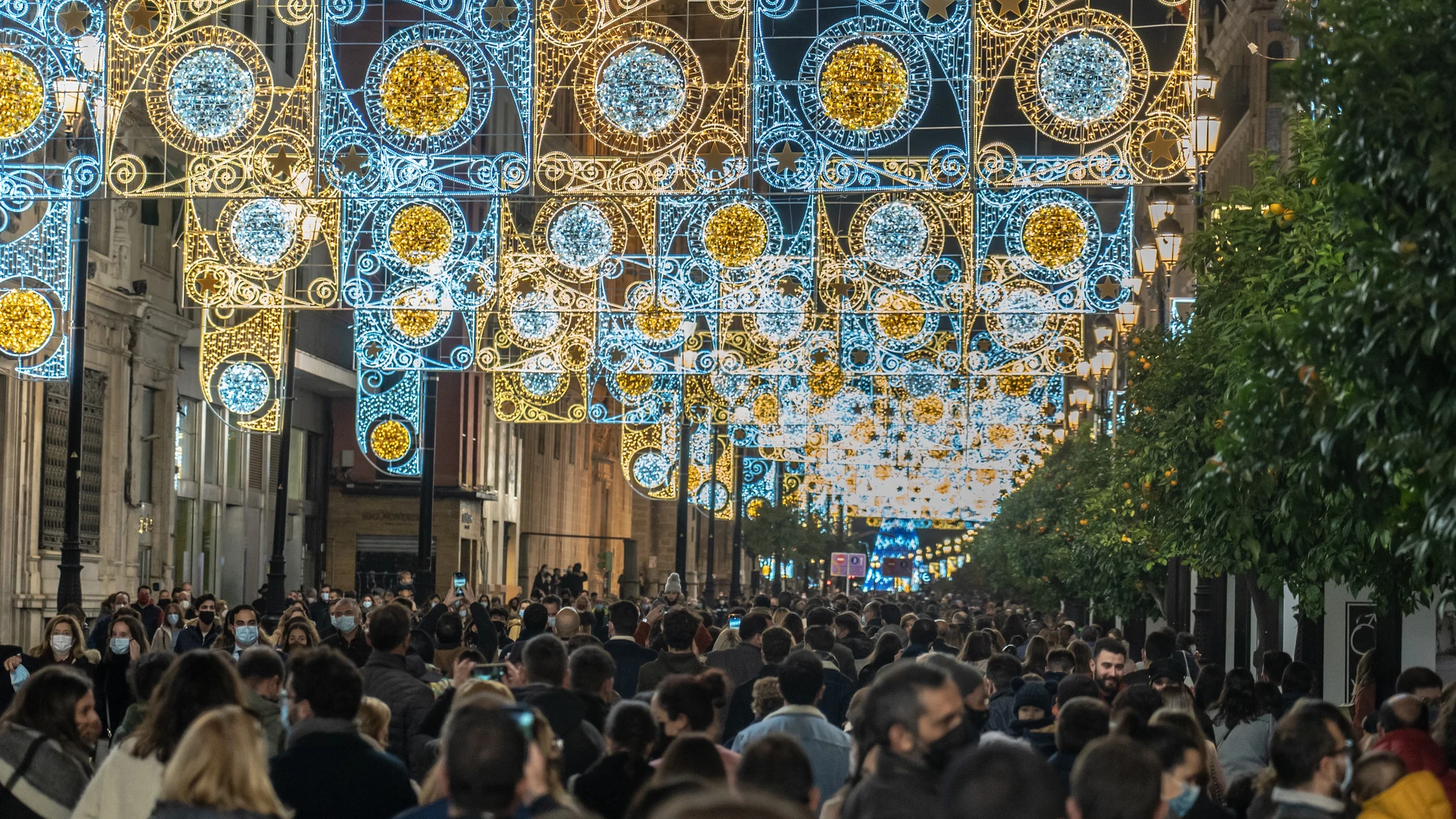 Luces de Navidad en Sevilla