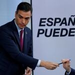 El presidente del Gobierno, Pedro Sánchez