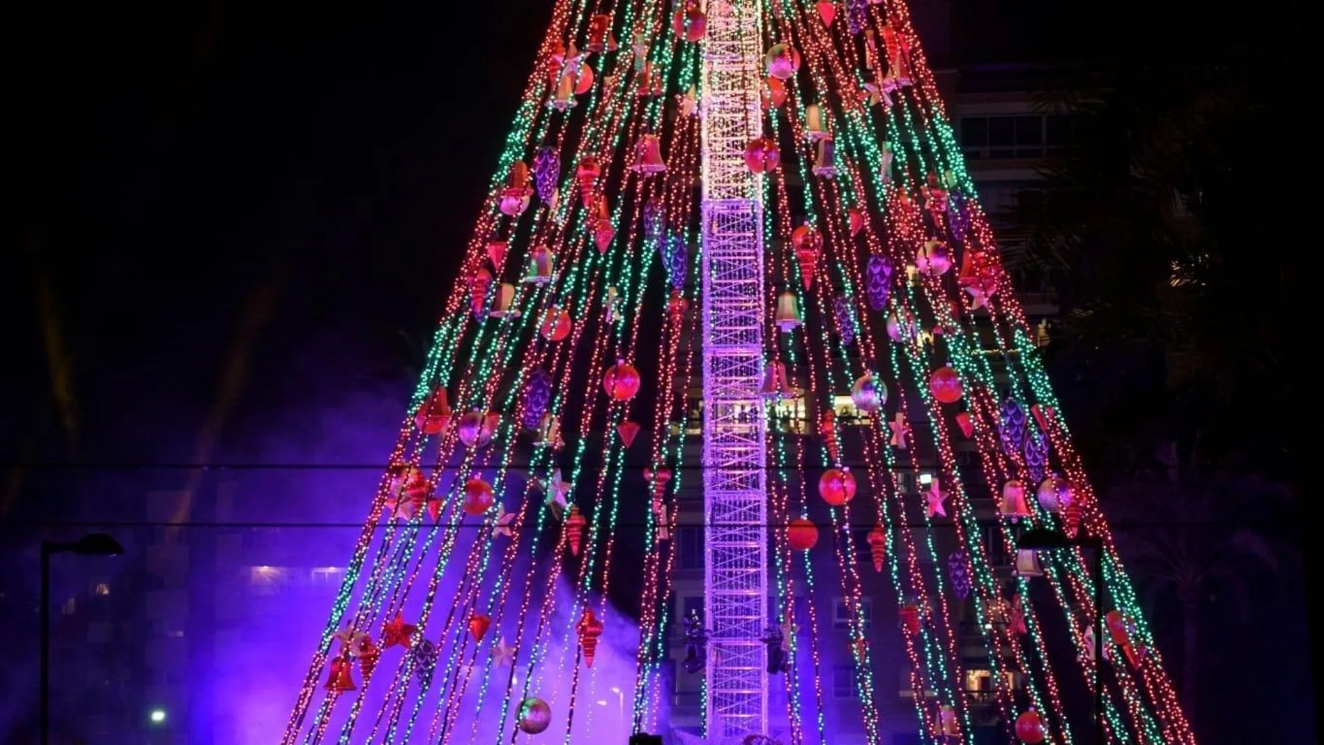 El Gran Árbol de la Navidad (Foto de archivo)