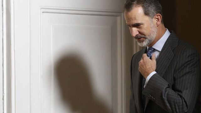 El Rey Felipe VI, en un acto en el Palacio de El Pardo celebrado hace un año