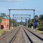 Imagen de una sección de la línea ferroviaria de Gippsland que renovará Cimic