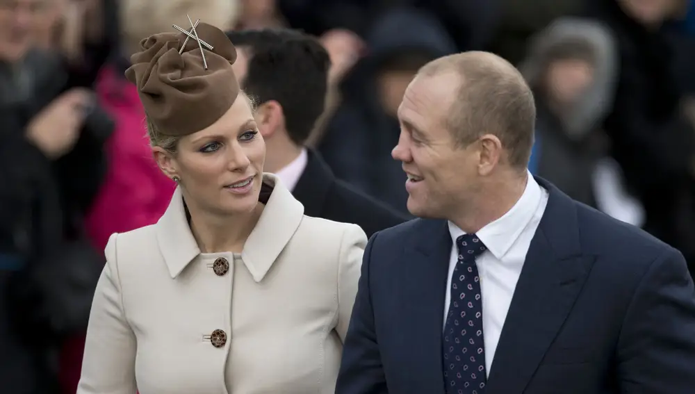 Zara Phillips y su marido Mike Tindall (AP Photo/Matt Dunham, File)