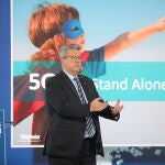 Enrique Blanco, Director de Tecnología e Información de Telefónica, durante el Foro 5G organizado por LA RAZÓN