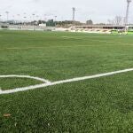 Terreno de juego del estadio Es Moleter, en Sant Llorenç del Cardassar, donde el CE Cardassar recibirá al Atlético.