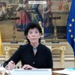 La exministra de Educación, Isabel Celaá, en una imagen de archivo
