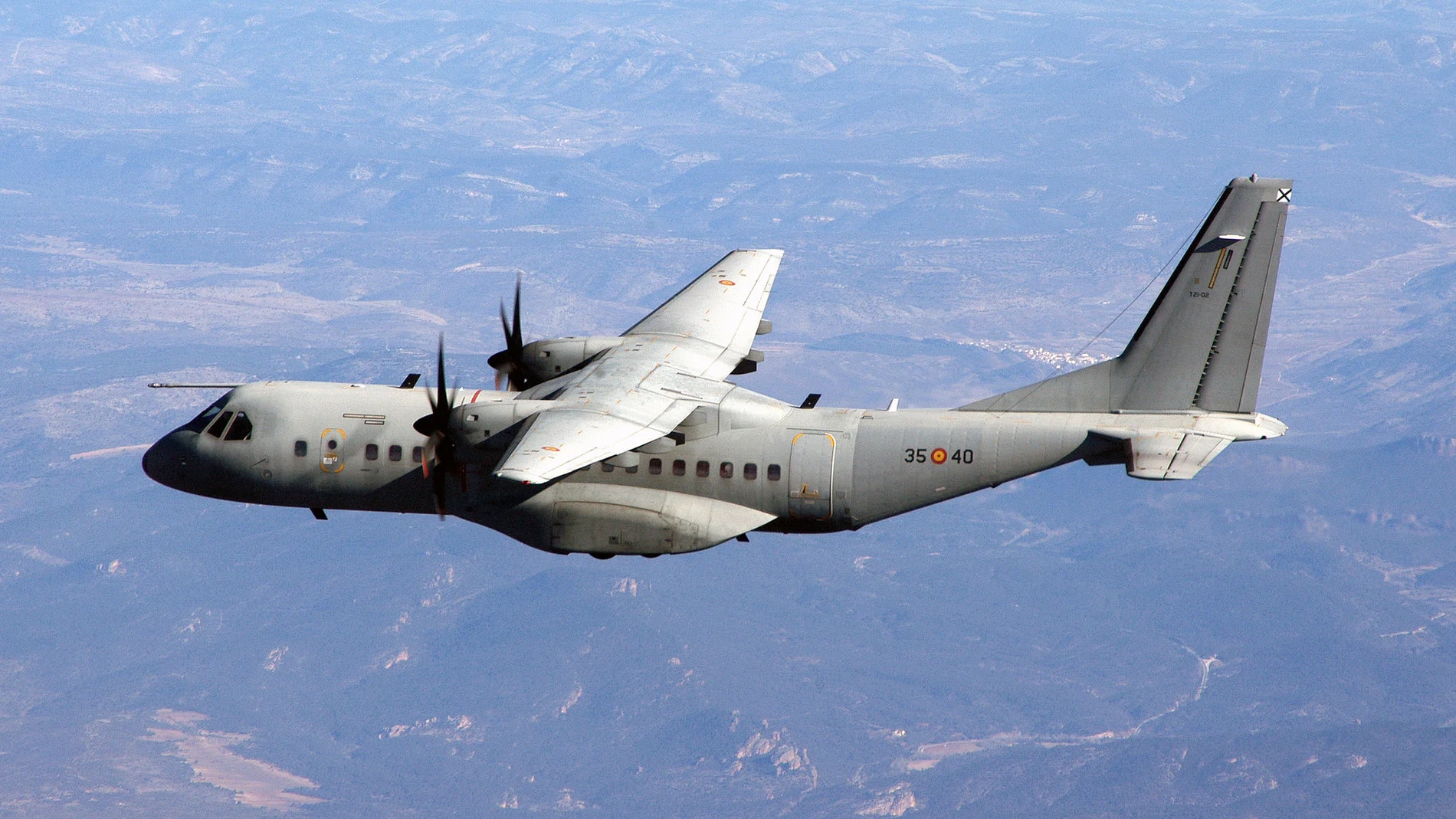 Avión de transporte C-295 del Ala 35 de Madrid