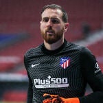 Jan Oblak con el Atlético de Madrid.