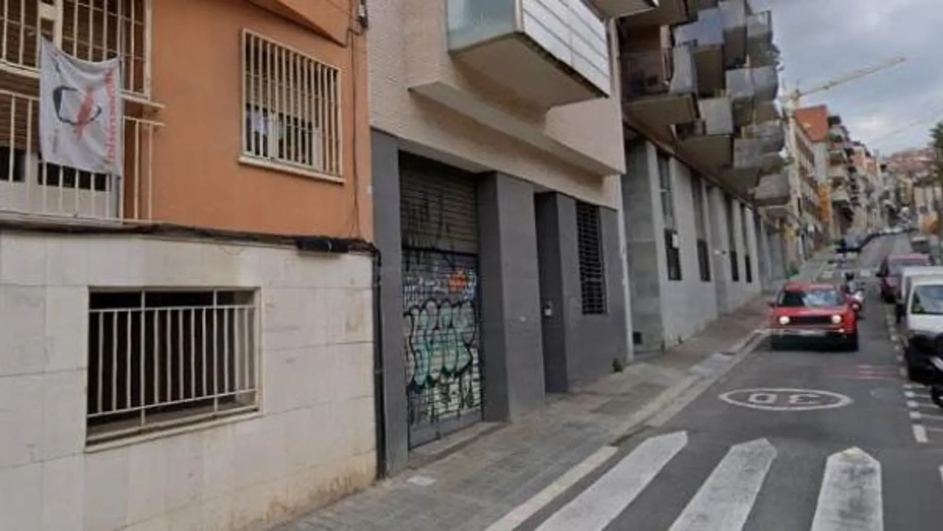 En la imagen, la calle en la que se realizó la fiesta ilegal