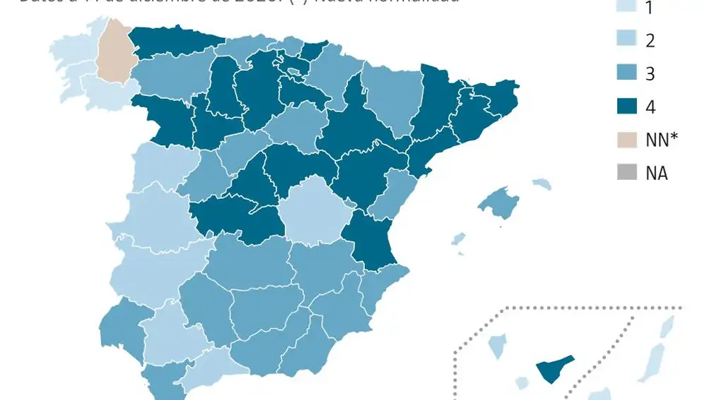 Alerta por provincias