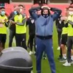 Fernando Centeno, emocionado con la sorpresa