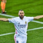 Karim Benzema ha marcado siete goles con el Real Madrid en LaLiga.