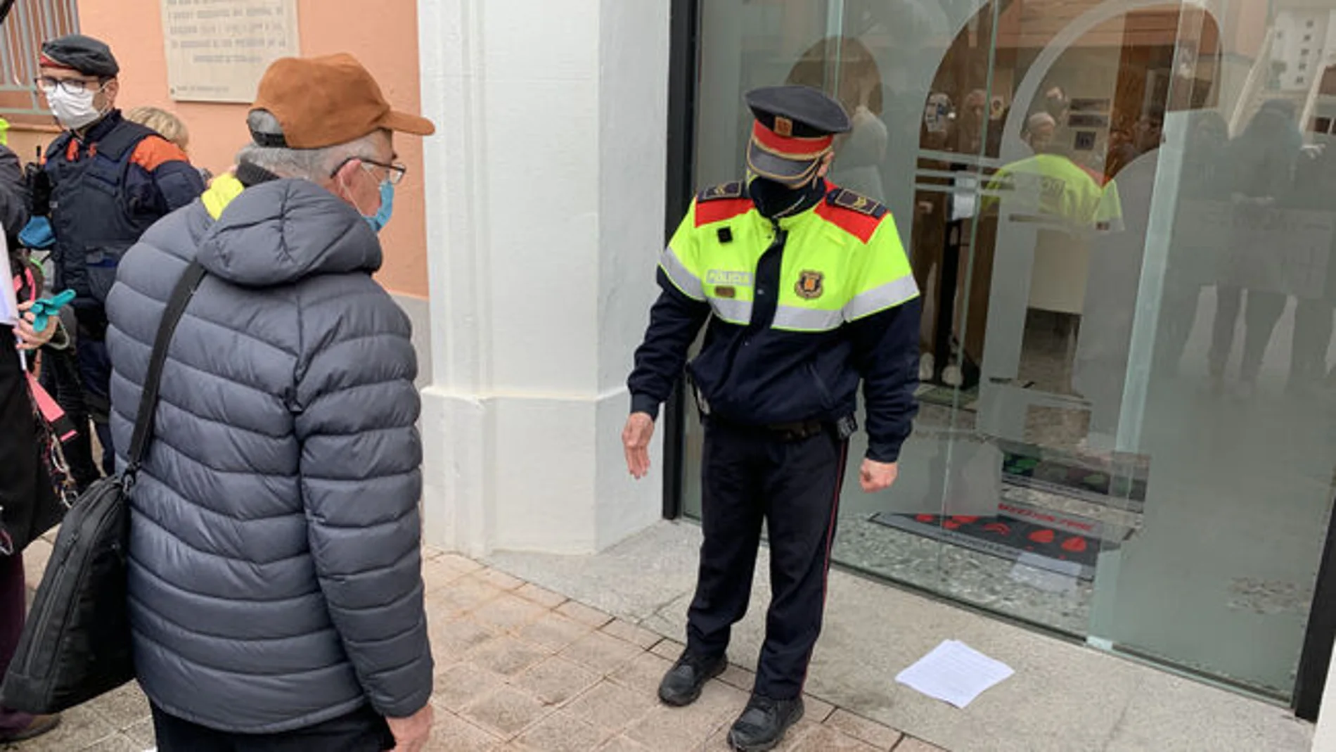 Josep Pàmies no pudo entrar en la residencia a entregar su sustancia