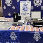 El material incautado por la Policía Nacional