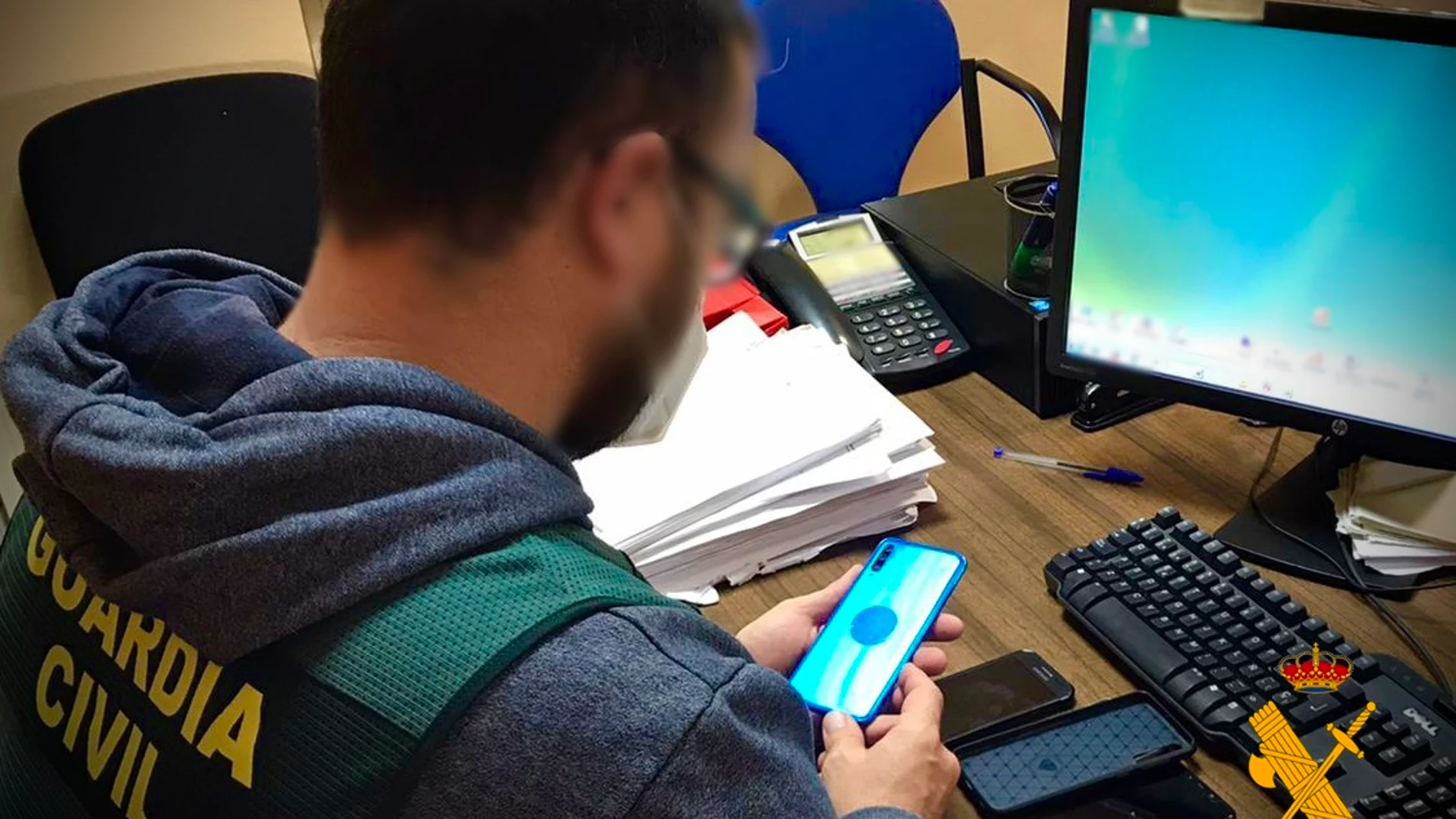 La Guardia Civil analizó los vídeos difundidos y pudieron llegar a los autores