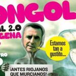 Ortega Cano en el cartel de la revista 'Mongolia'
