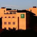 Imagen del Hospital de Bormujos (Sevilla), donde fue evacuada la herida