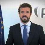 El presidente del PP, Pablo Casado, ha elogiado el mensaje de Navidad del rey Felipe VI