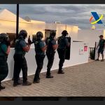 Un momento de la operación
