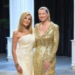 Ana Obregón y Anne Igartiburu despidieron el año dese una Puerta del Sol vacía.