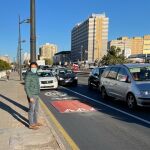 Imagen de los cojines berlineses del puente de las Glorias Valencianas