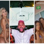 Numerosas modelos e influencers volaron hasta Brasil para la fiesta de Neymar