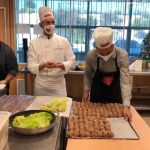 Ferdinando Bernardi, de Orobianco (Calpe) y Joaquin Baeza de Baeza&Rufete (alicante). Dos "Estella Michelin" que colaboran en Alicante Gastronómica Solidaria