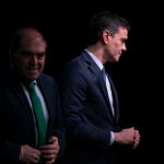Lorenzo Amor, junto al presidente del Gobierno, Pedro Sánchez