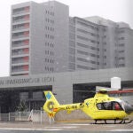 Hospital de León donde está ingresada la joven de 18 años