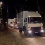 Los Mossos d'Esquadra y la Policía Local de Dosrius (Barcelona) han desalojado a once caravanas con personas que venían de la 'rave' en Llinars del Vallès. POLICÍA LOCAL DE DOSRIUS