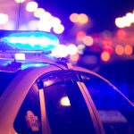 Un coche de policía en Florida